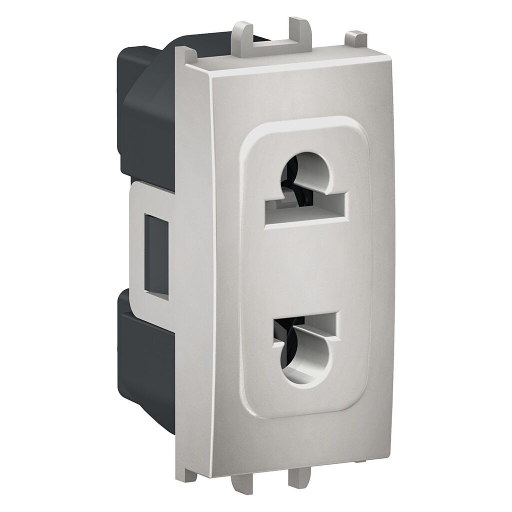 Schneider Electric Utičnica Monofazna LMR5510004, EURO i USA 1M, Siva