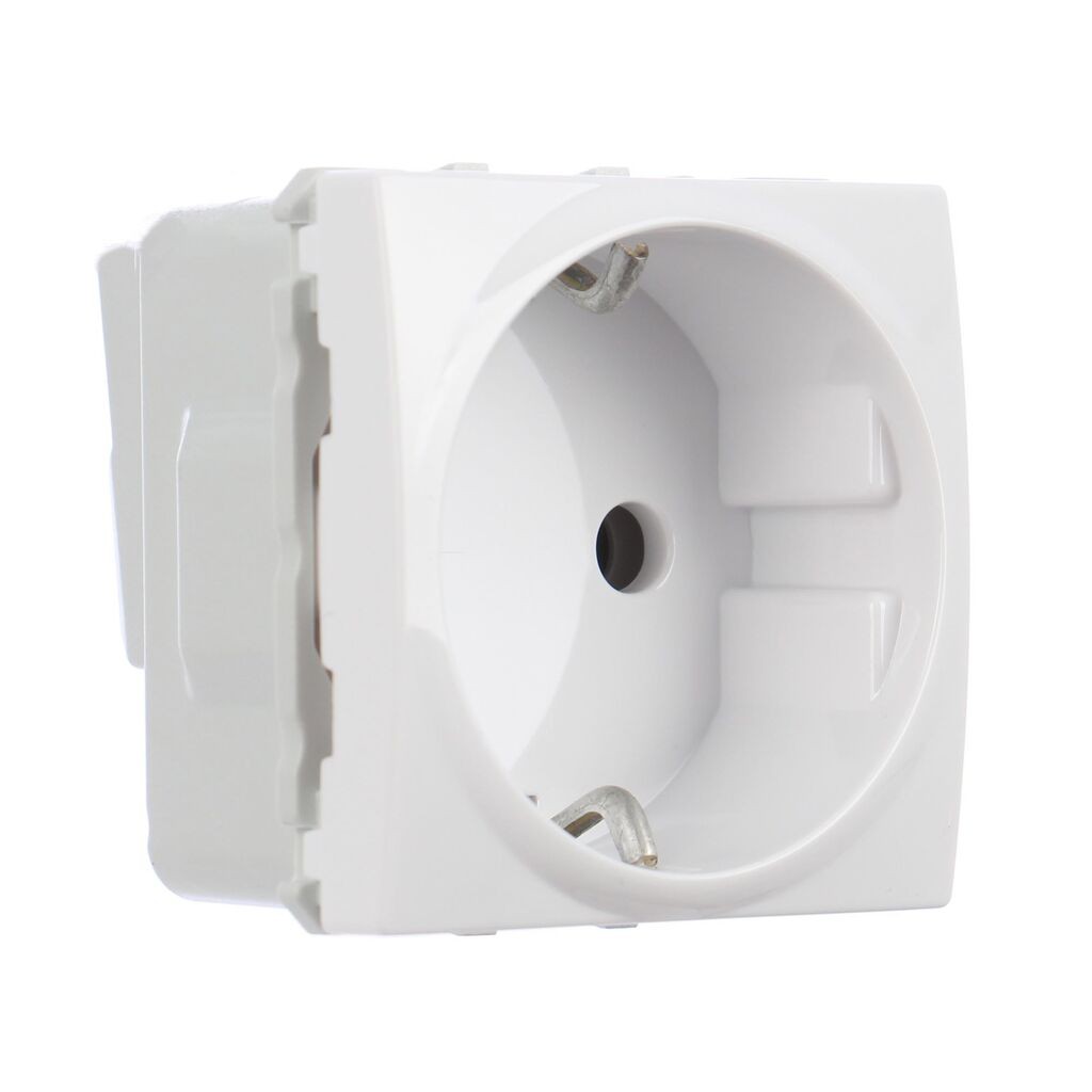 Schneider Electric Utičnica MGU3.036.18, Monofazna 2M Modularna, Bijela