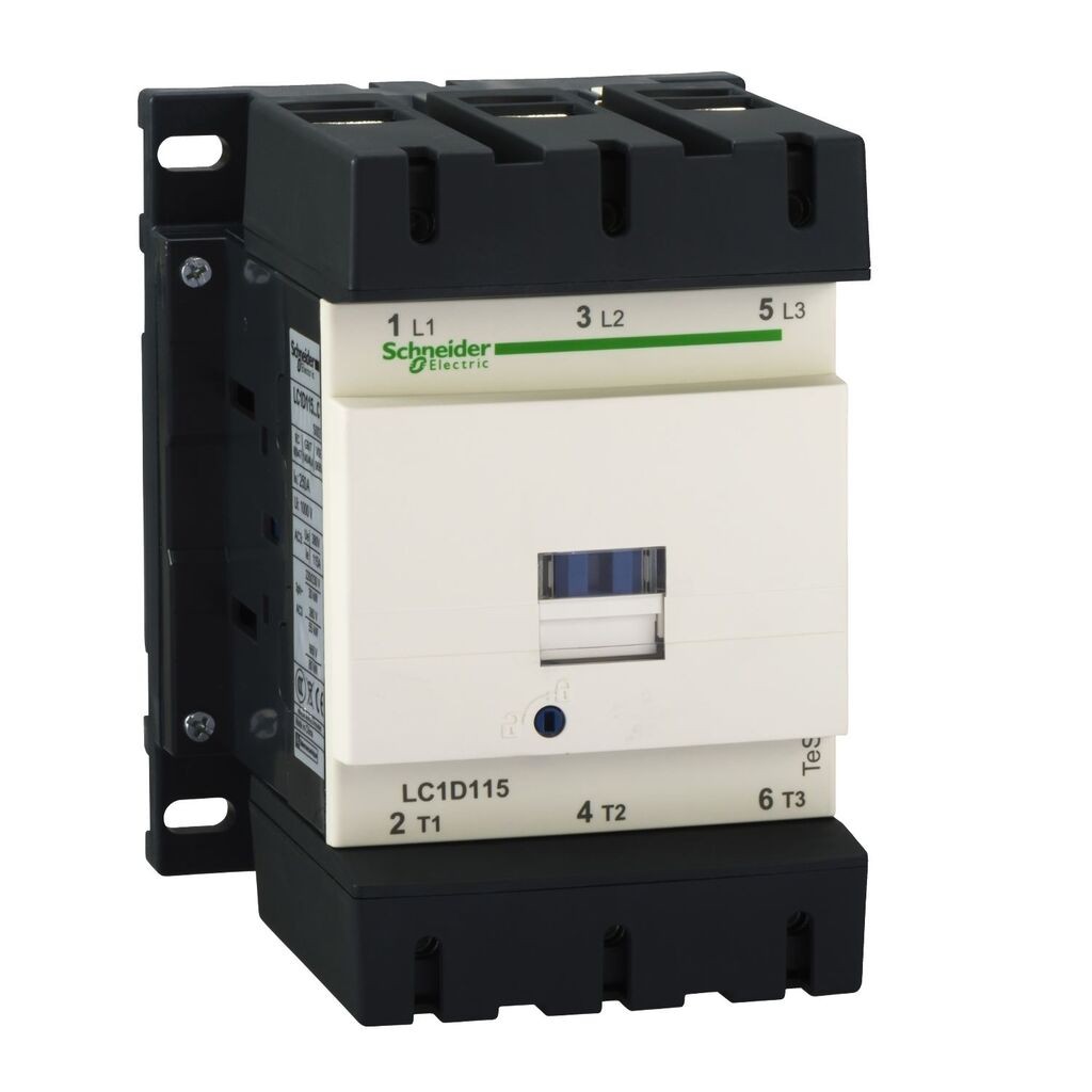 Schneider Electric Kontakter - sklopka LC1D115P7, 115A 55kW 230V AC 50/60Hz 3P 1NO+1NC
