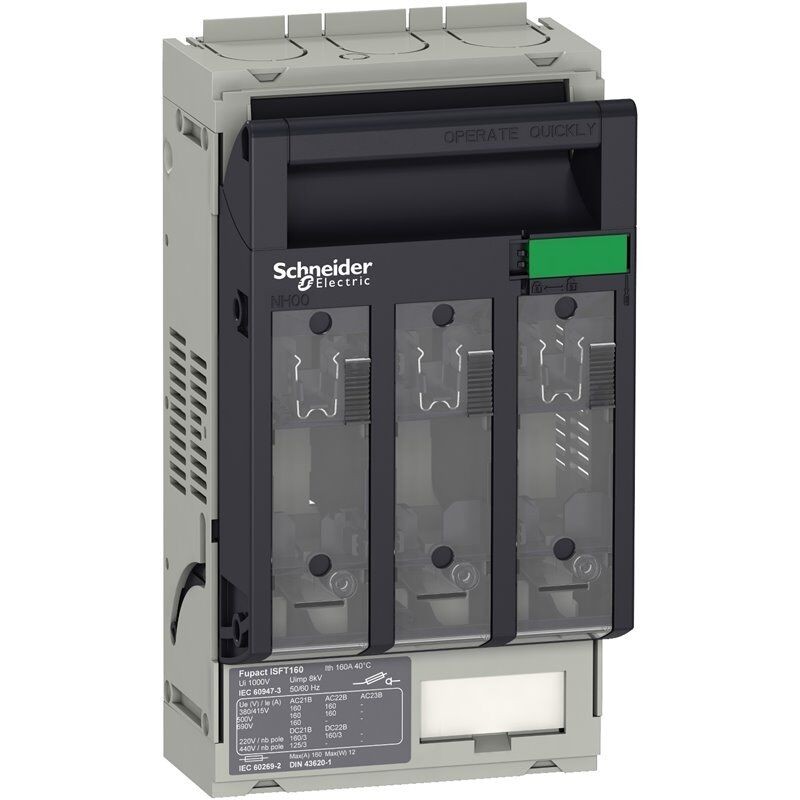 Schneider Electric Rastavna Sklopka LV480801, Za Osigurače ROS ISFT160 160A 3P M8