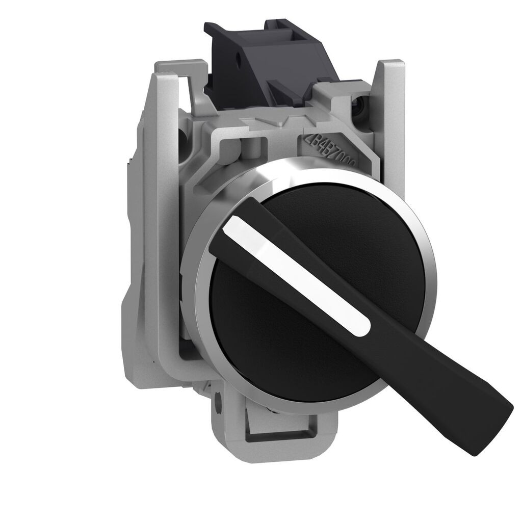 Schneider Electric Preklopka Bez Povrata Sa Dugom Ručicom XB4BJ33, Crna 1-0-2 Fi 22mm 2NO 600V, Metalna