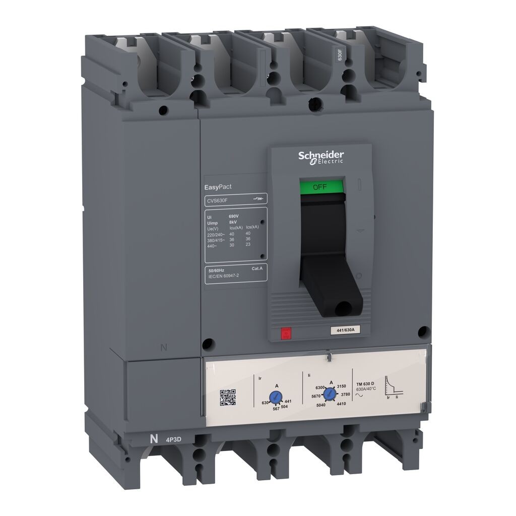 Schneider Electric Kompaktni Prekidač LV540309, 400A 4P3D TM400D CVS400F
