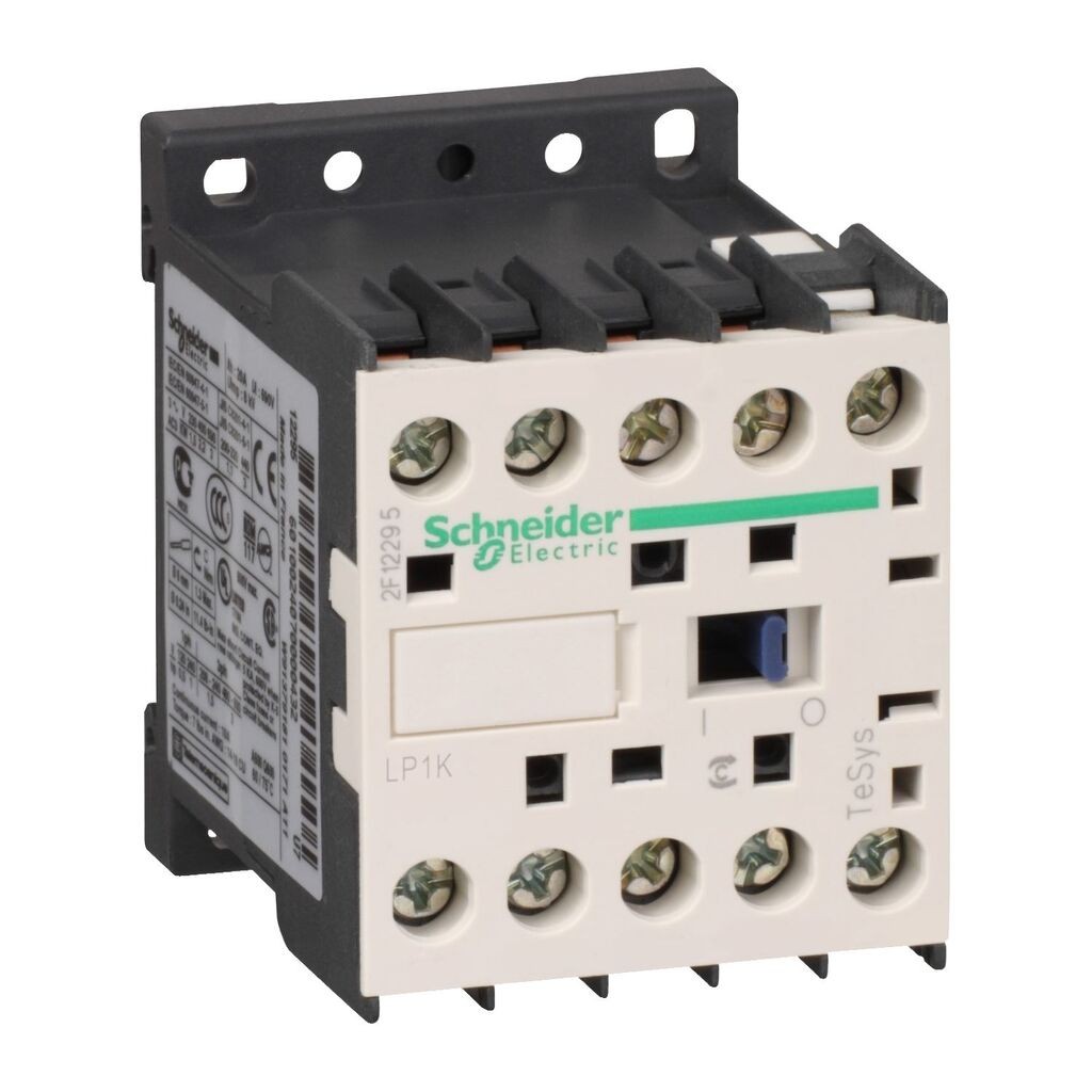 Schneider Electric Kontakter LP1K1210BD, Sklopka 12A 5.5kW 24V DC 3P 1NO