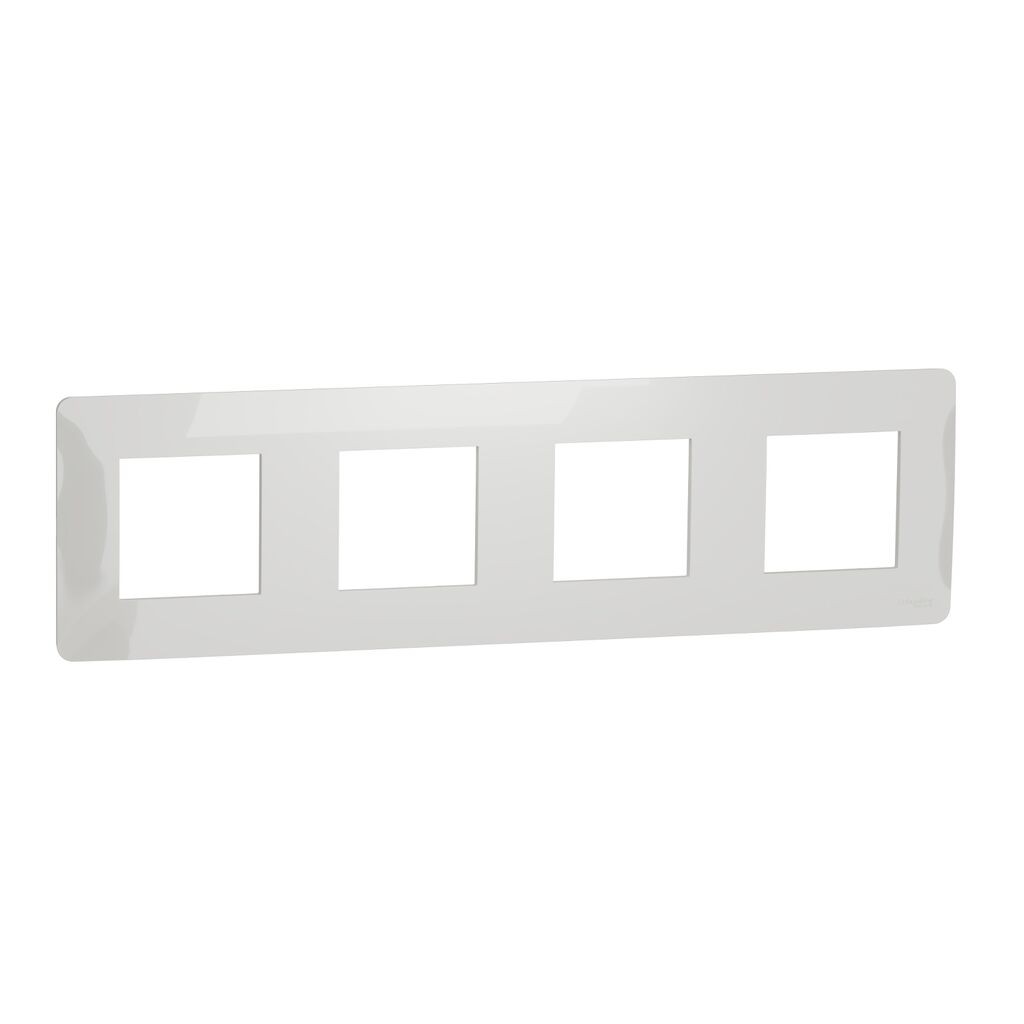 Schneider Electric Maska Modularna NU200818, 4 Elementa 4 x 2M, Bijela