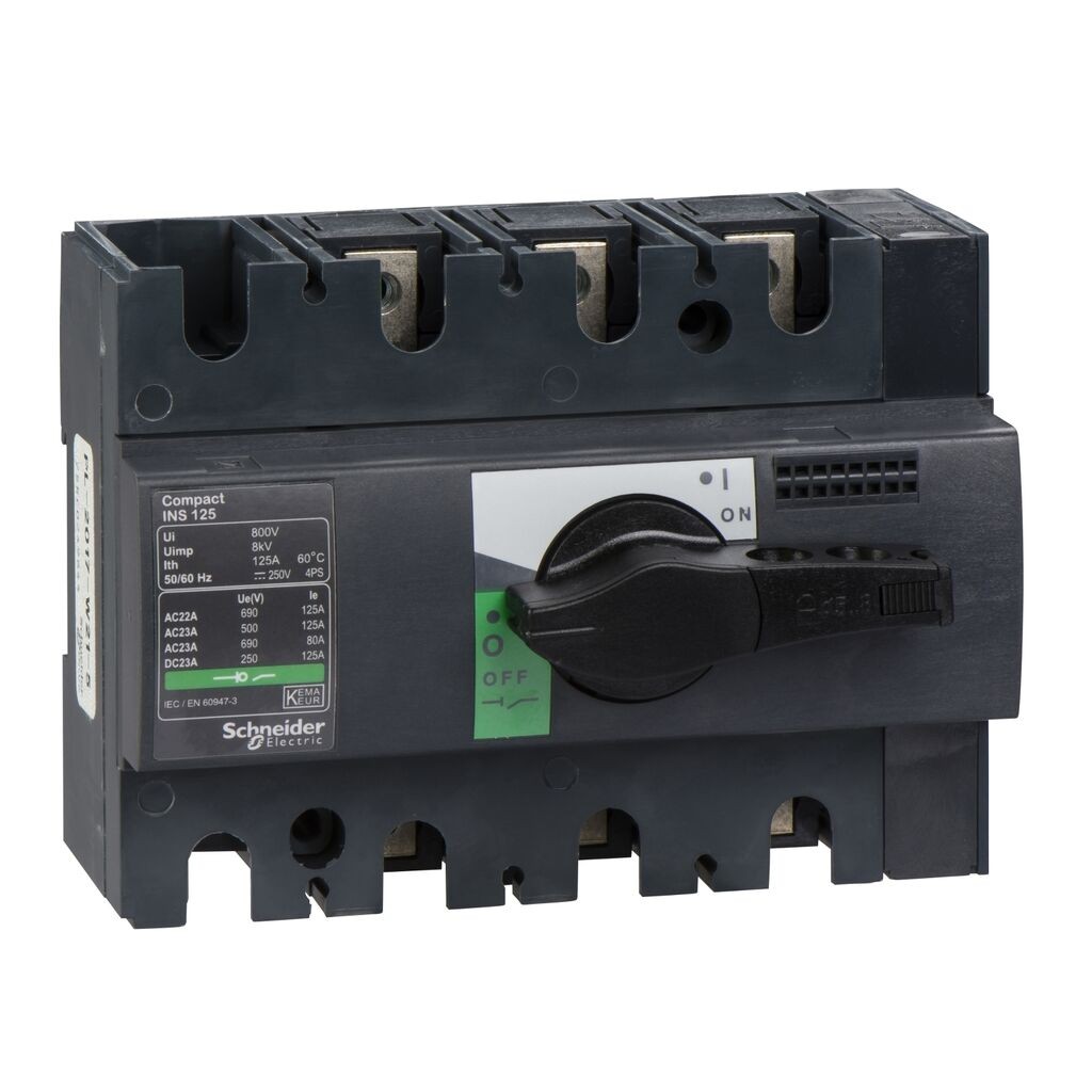 Schneider Electric Kompaktna Rastavna Sklopka 28910, KS INS125 125A 3P