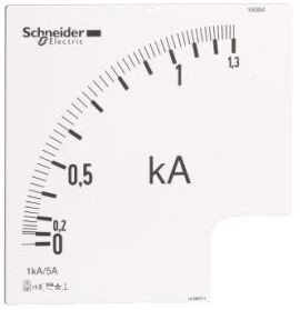 Schneider Electric Skala Ampermetra 16014, 0-1000A 1000/5 72x72mm 1.3In