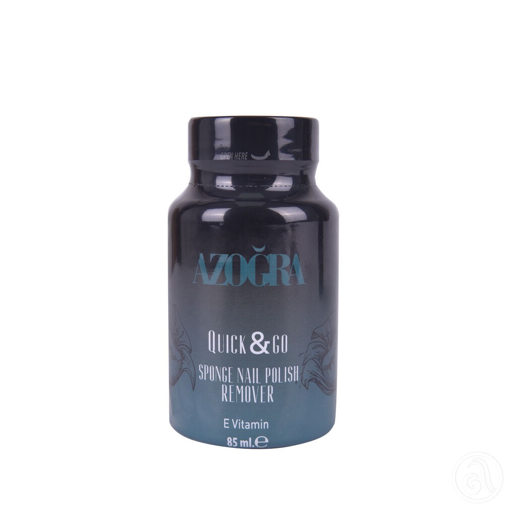 Azogra Sunđer za uklanjanje laka za nokte Quick & Go, 85 ml