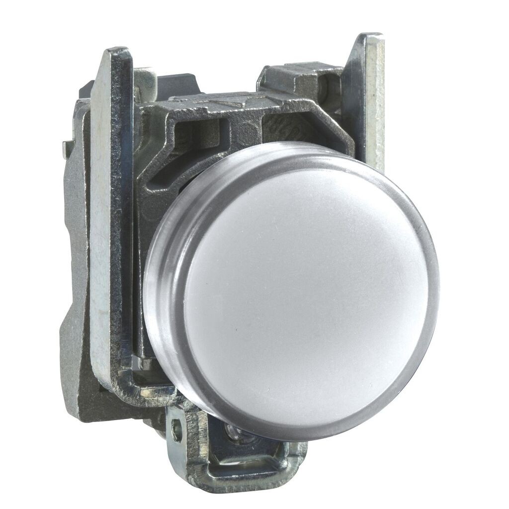 Schneider Electric Signalna Lampica XB4BVB1, Bijela LED Fi 22mm 24V AC/DC, Metalna