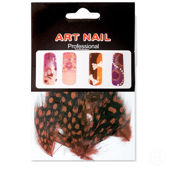 Perfect Nails Ukrasno perje za nokte ASNSP, Smeđa