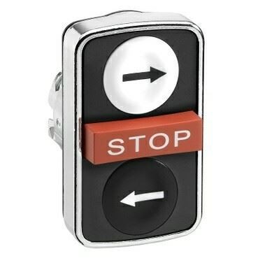 Schneider Electric Glava Za Trostruki Taster ZB4BA71123, Sa Povratom Fi 22 mm Za XB4