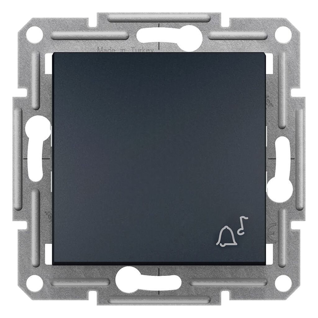 Schneider Electric Taster Zvona, EPH0800171, 10A, Bez Okvira, Crni