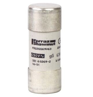 Schneider Electric Cilindrični Osigurač, DF2FN63, 22x58, GG, 63A