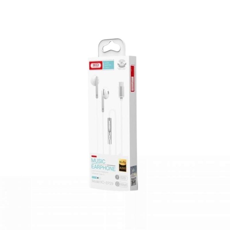 XO Slušalice EP29, Type-C, Srebrne boje