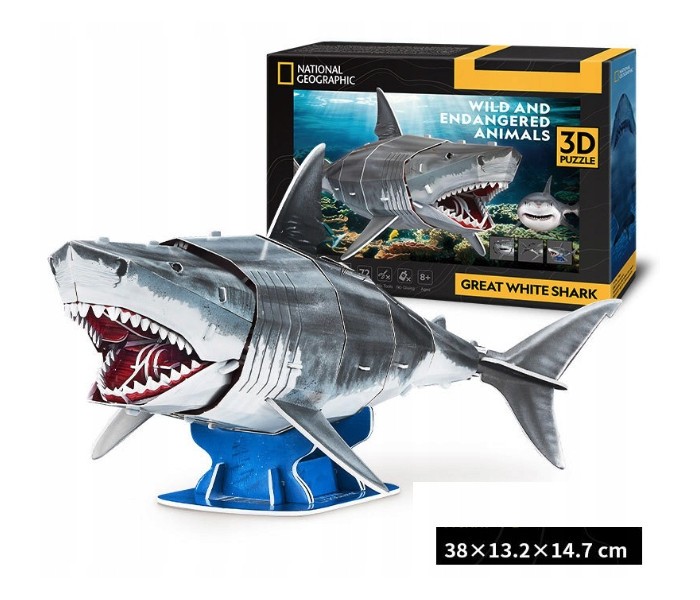 Cubbic fun Igračka Cubbic fun puzle velika bijela ajkula