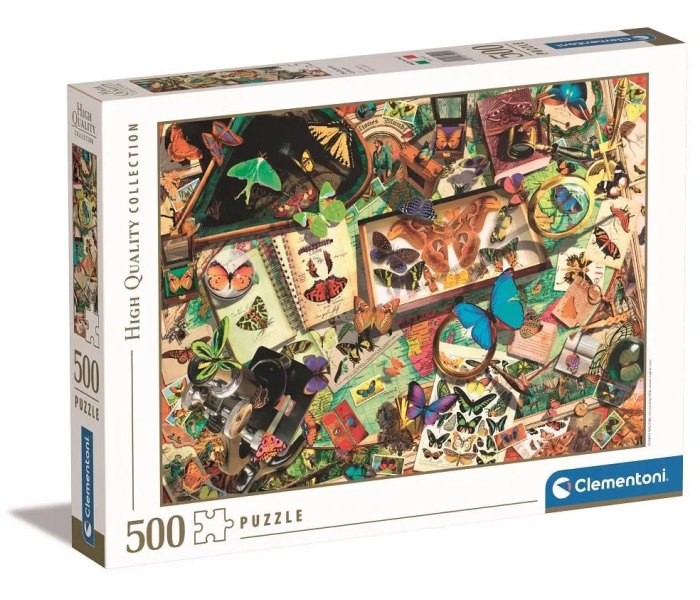 Clementoni Igračka Clementoni puzle 500 kom., kolekcija leptira