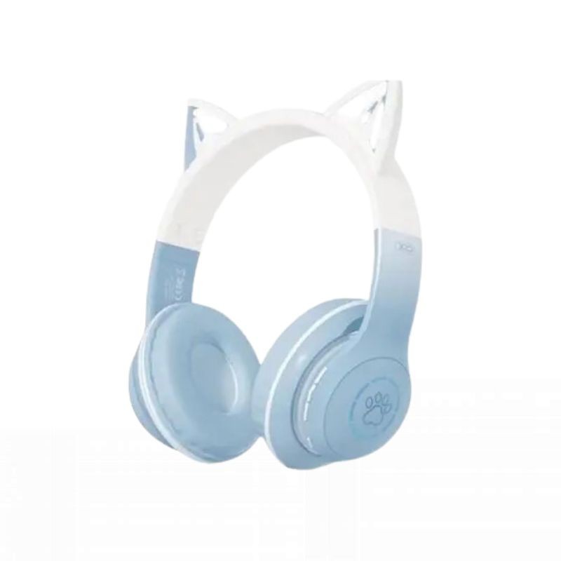 XO Bežične slušalice Cat BE38, Plavo-bijele