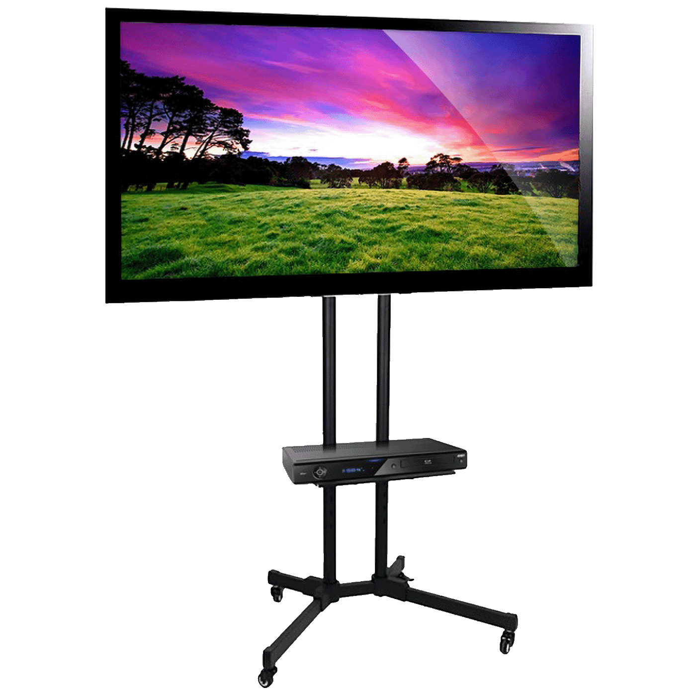 Maclean Stalak za TV prijemnik MC-661, 32" - 55", 50kg, Crni