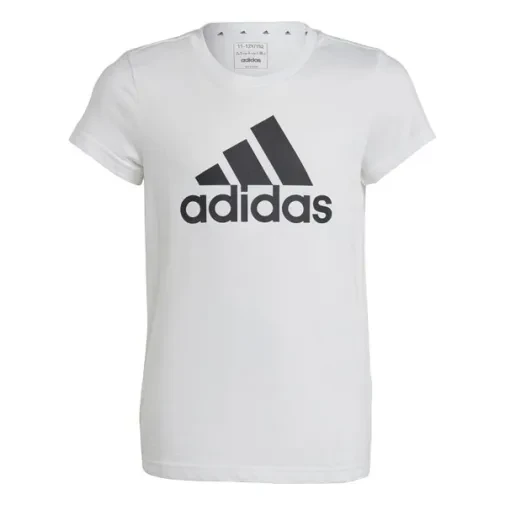 Adidas majica za djevojčice G ESS BL T, bijela