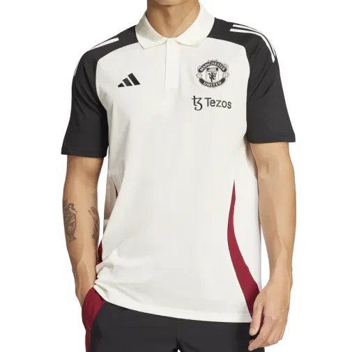 Adidas muška polo majica MUFC, bijela