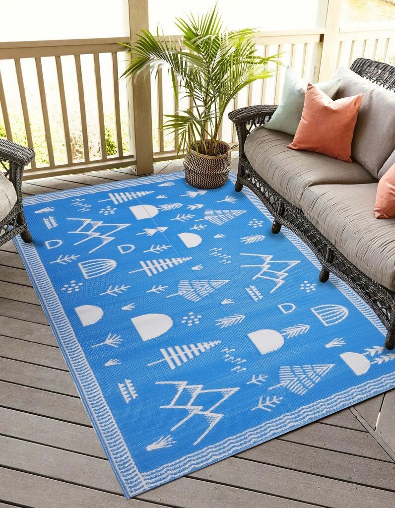 Conceptum Hypnose Tepih Savana 8808, 120x180 cm, Plavo-Bijeli