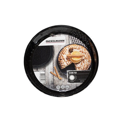 Fackelmann Tepsija 26 x 4 cm, Emajl, Crna