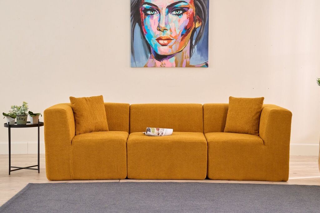 Atelier del Sofa Trosed Raks, 245x70x85cm, narandžasta