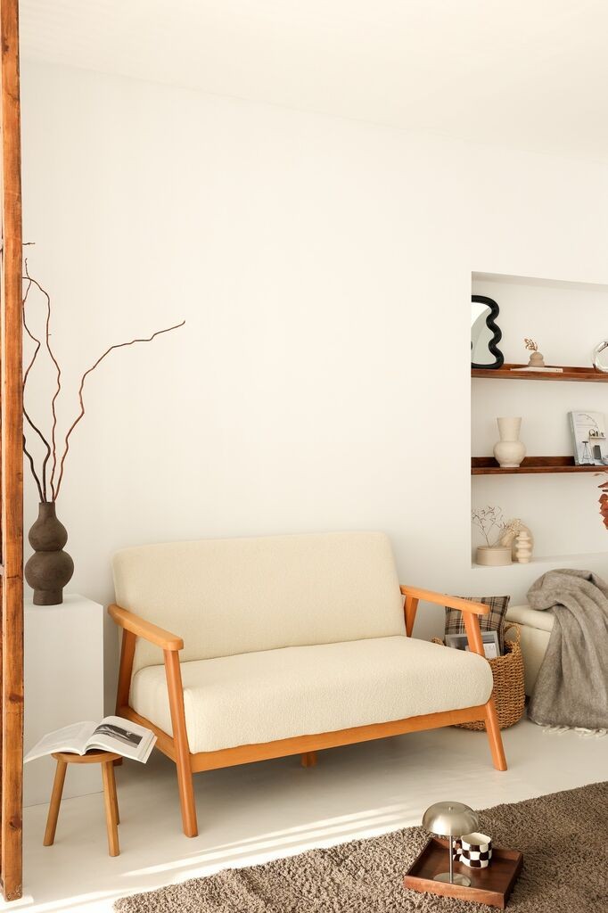 Atelier del Sofa Dvosjed Nika, 78x133x82cm, Krem