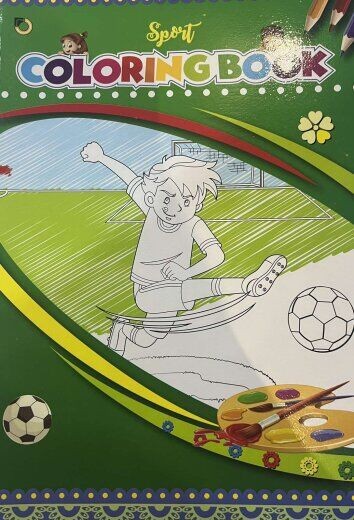 Eurocom Bojanka djecija A4 8 lista SPORTS