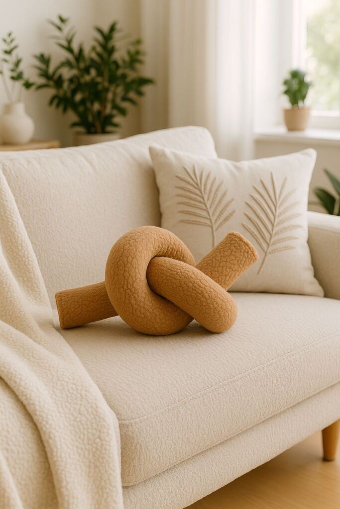 Aberto Design Dekorativni jastuk Dugum, 44x22x18 cm, Smeđa