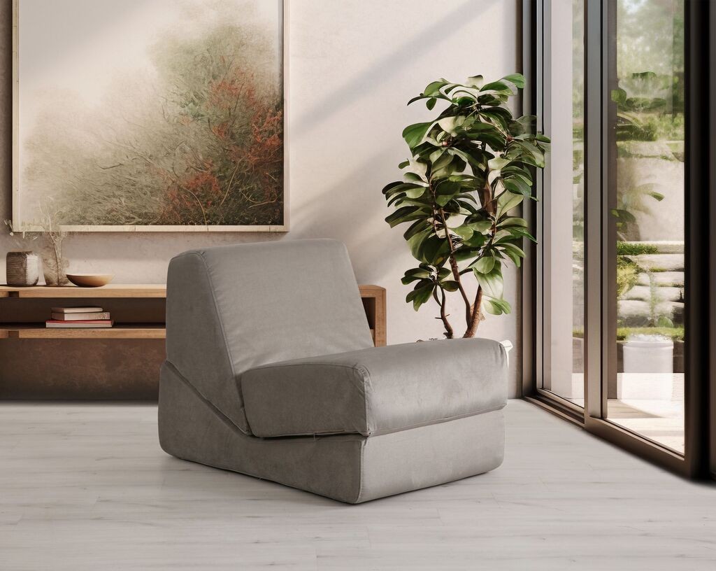 Atelier del Sofa Sklopiva fotelja Origami, 100x70x70cm, Siva