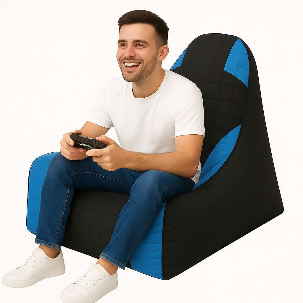 Atelier del Sofa Lazy Bag XXL Gamer, 85x35x80 cm, Crna