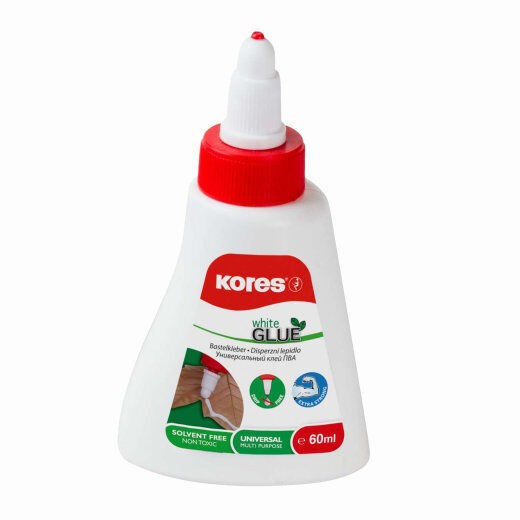 Kores Ljepilo 60 ml, Bijelo