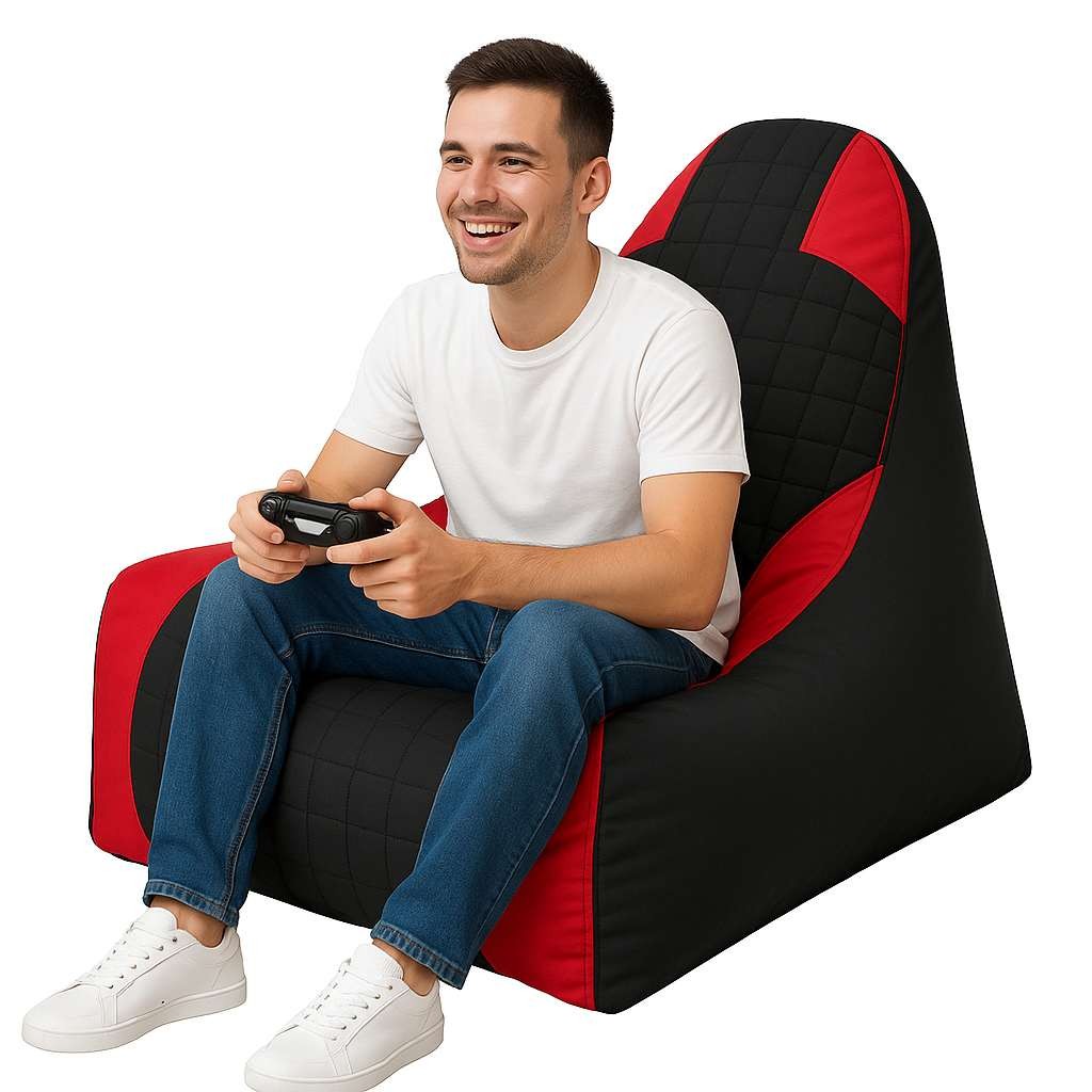 Atelier del Sofa Lazy Bag XXL Gamer, 85x35x80 cm, Crna