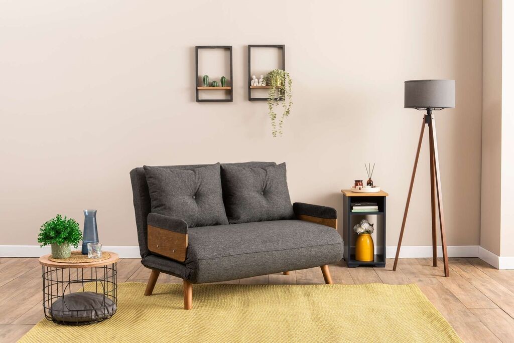 Atelier del Sofa Dvosjed na razvlačenje Cosmo, 190x120x82cm, Antracit