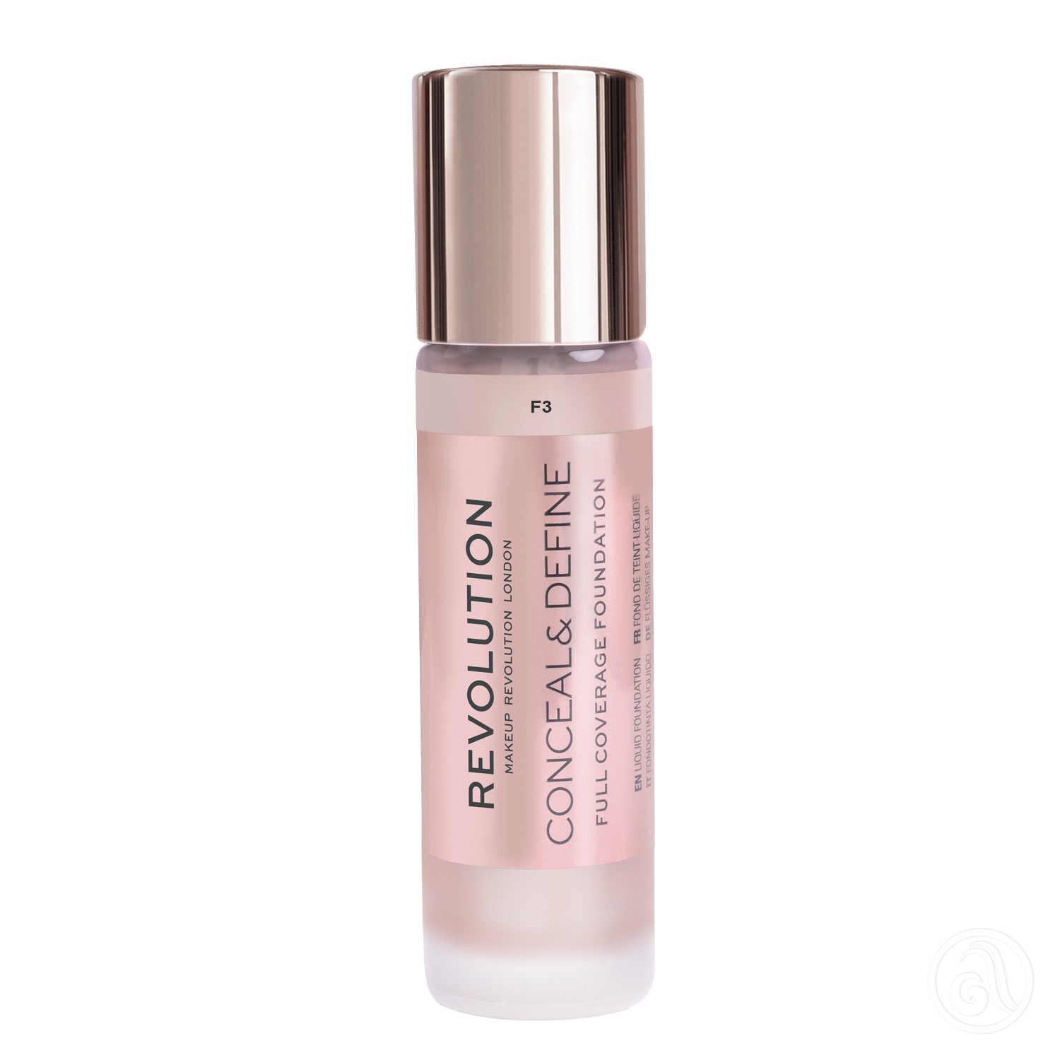 REVOLUTION Conceal & Define Tečni puder 23ml - F3