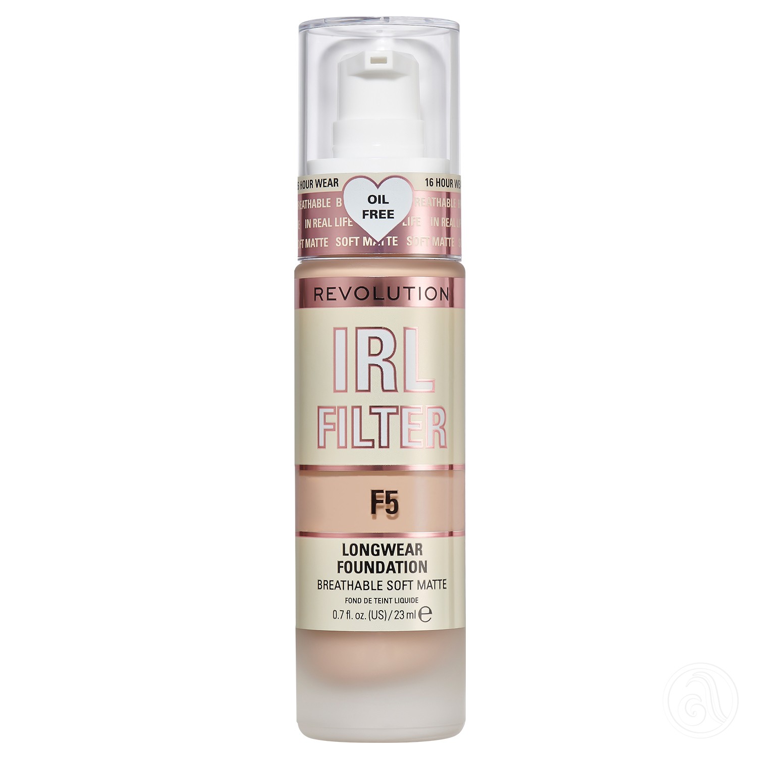 REVOLUTION IRL Filter Longwear Foundation Mat tečni puder 23ml - F5