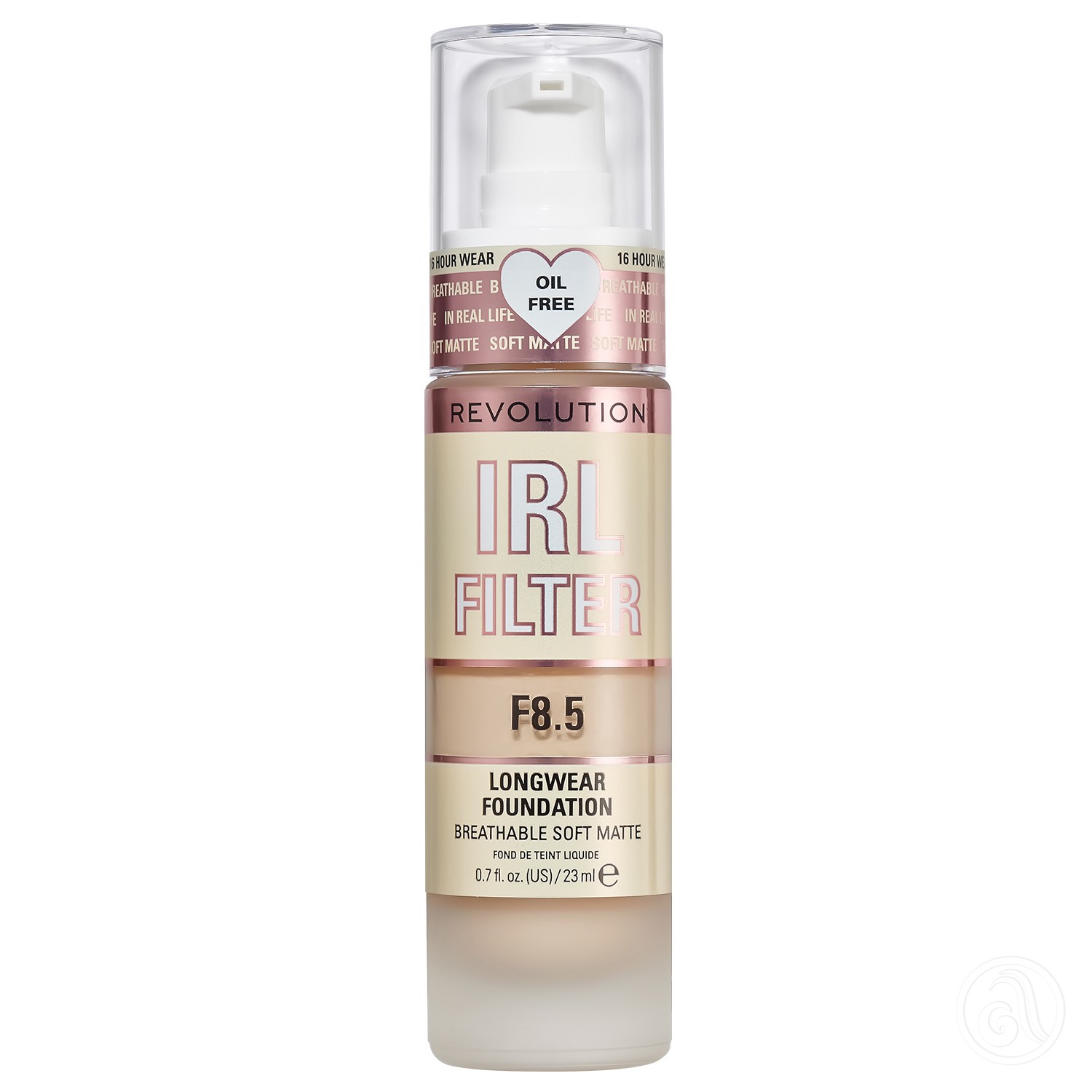 REVOLUTION IRL Filter Longwear Foundation Mat tečni puder 23ml - F8.5