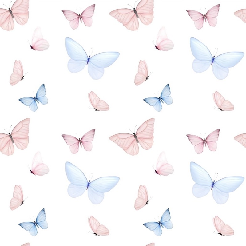 Tintilintić Jastučnica dezen - Leptirići, 50x70 cm