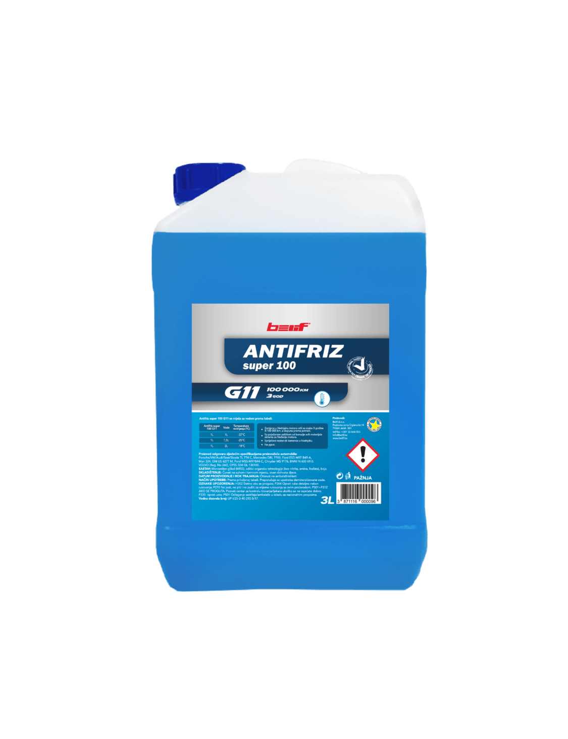 BELIF Antifriz Super 100% G11 3L