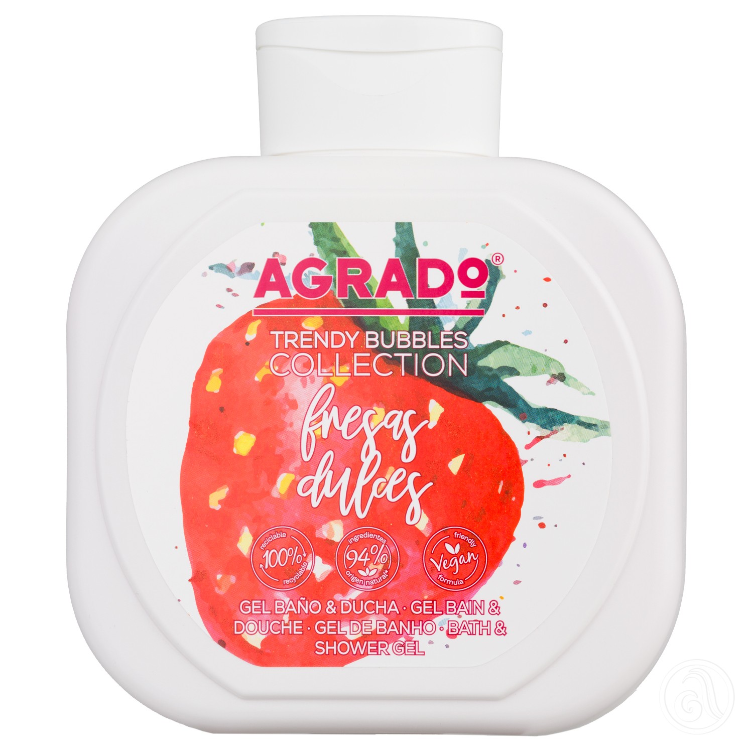 AGRADO Fresas Dulces Strawberry Shower & Bath Gel 750ml