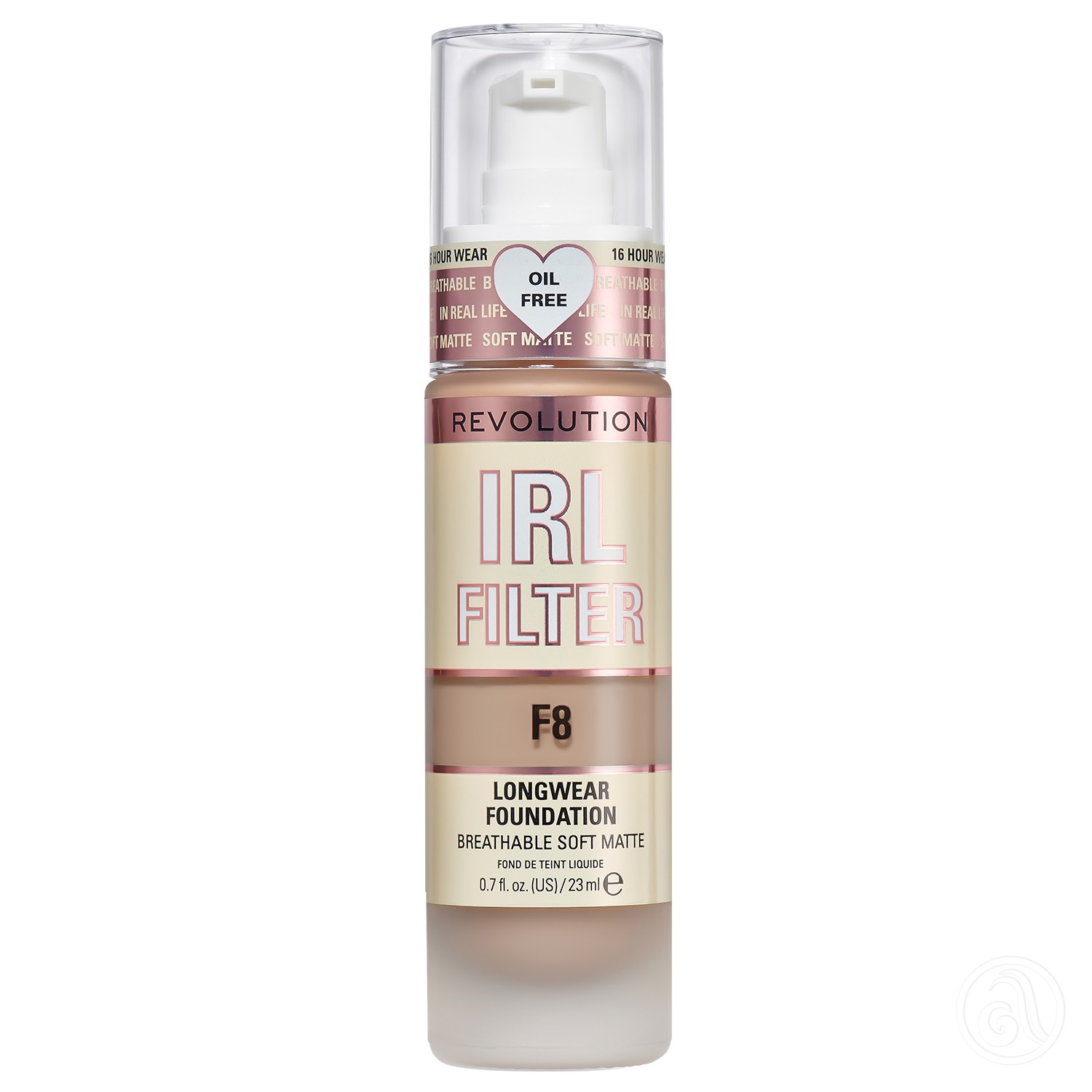 REVOLUTION IRL Filter Longwear Foundation Mat tečni puder 23ml - F8