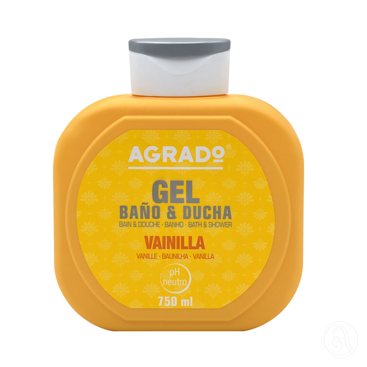 AGRADO Vanilla Shower & Bath Gel 750ml