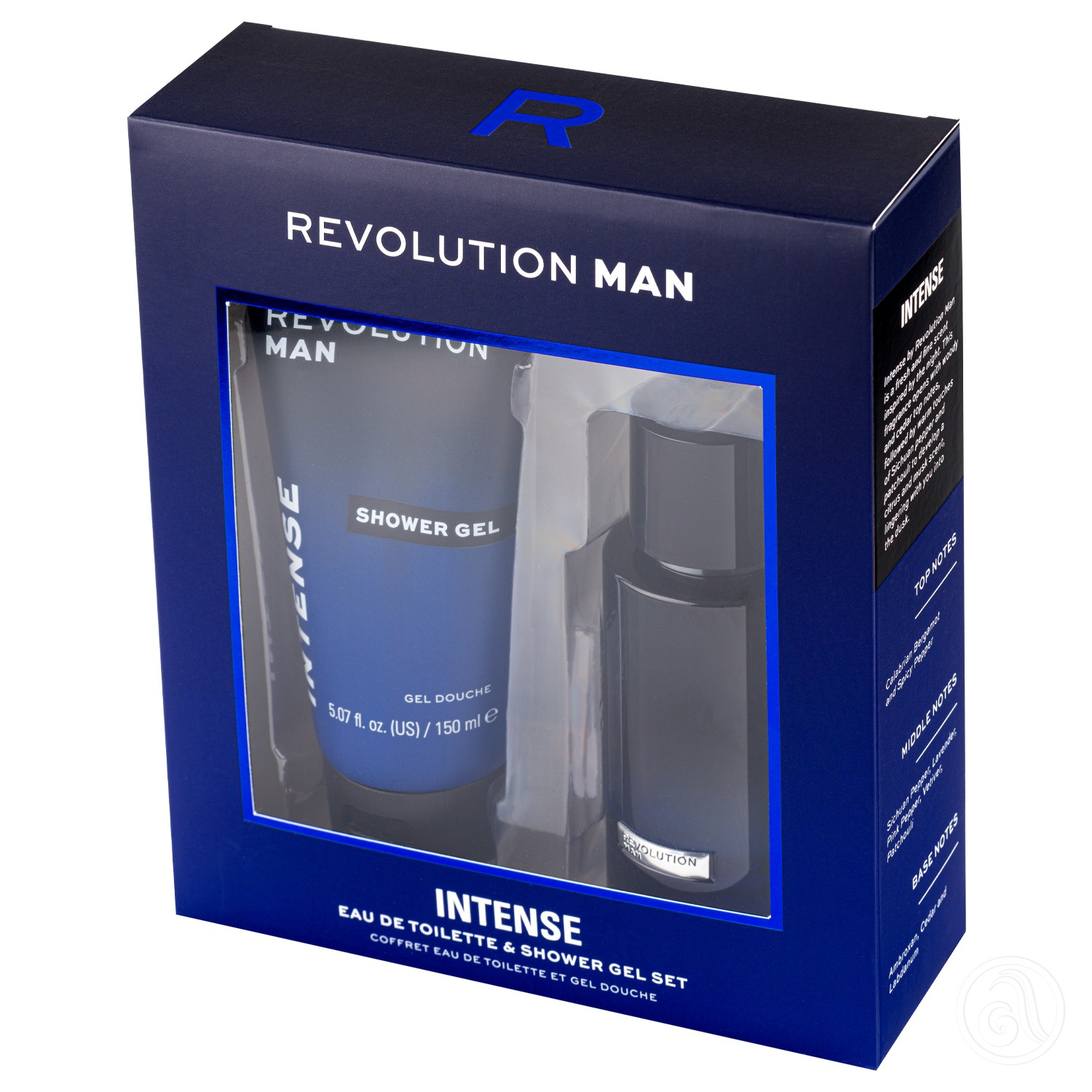 REVOLUTION Intense Set Muška Toaletna Voda i Gel za Tuširanje
