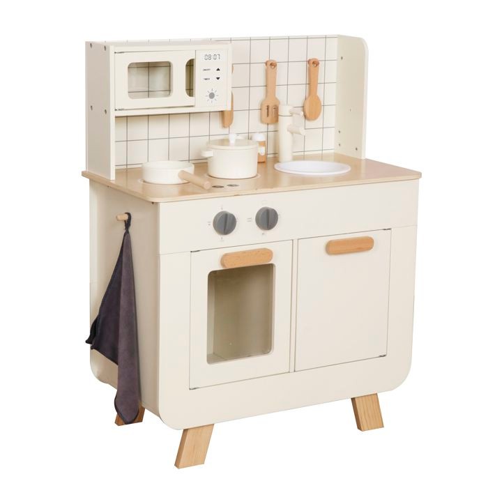 Moni Drvena kuhinja Tinny, 58x30x74 cm, Bež