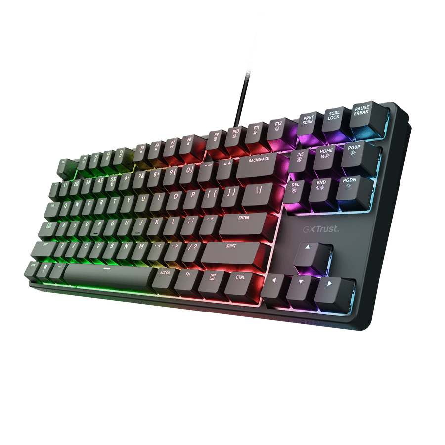 Trust Gaming tastatura GXT 864 TKL, Crna
