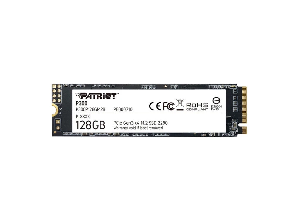Patriot SSD 128GB M.2 2280, PCIe Gen3 x4, NVMe 1.3