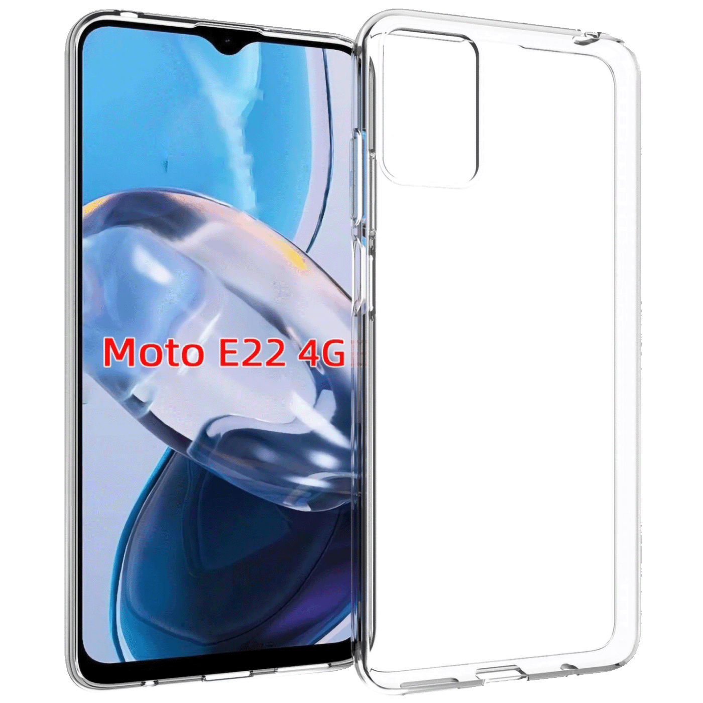 NN-SU Maska za Motorolu Moto E22, Transparentna