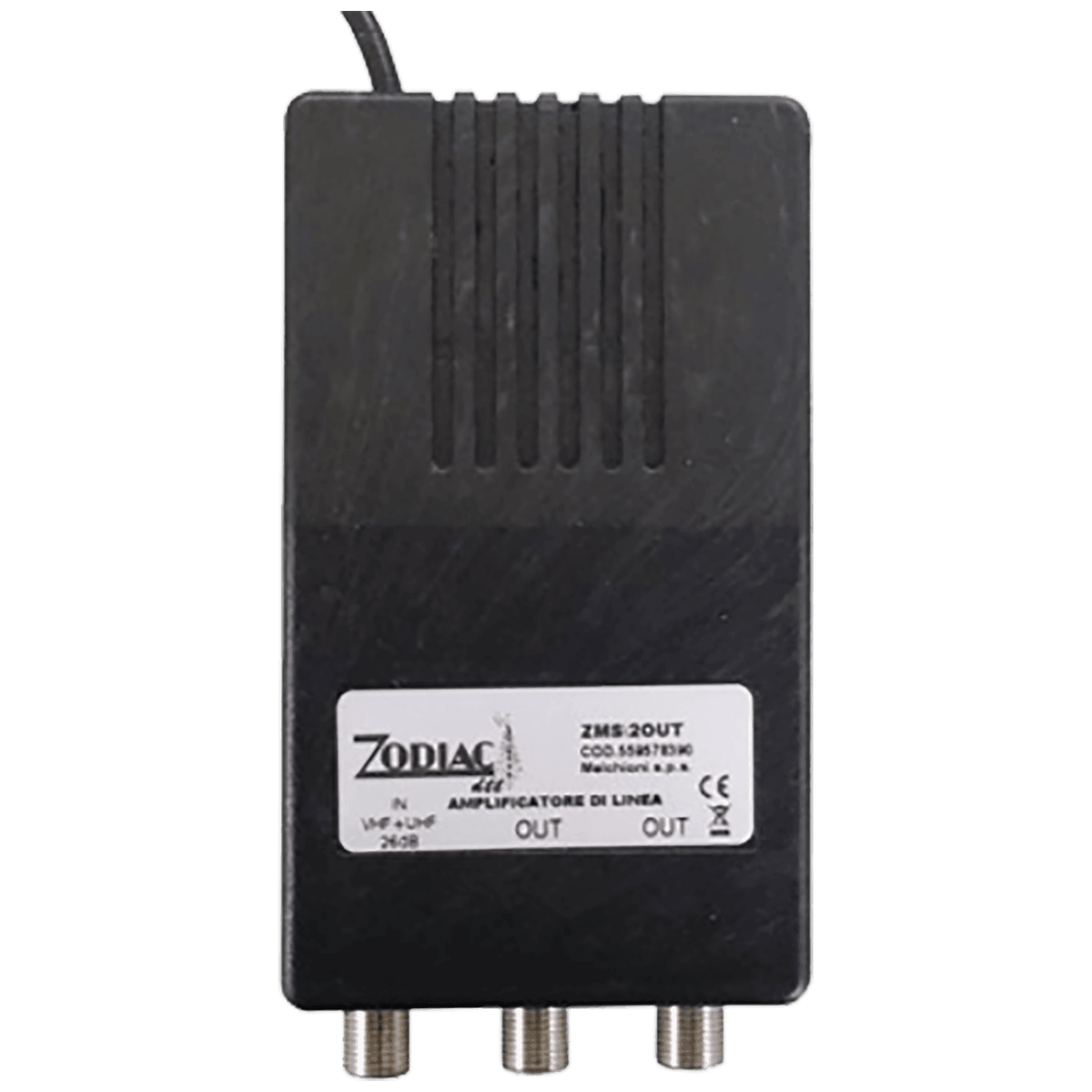ZODIAC Antensko pojačalo, 1 ulaz 2 izlaza, 20/20dB ZMS /2OUT