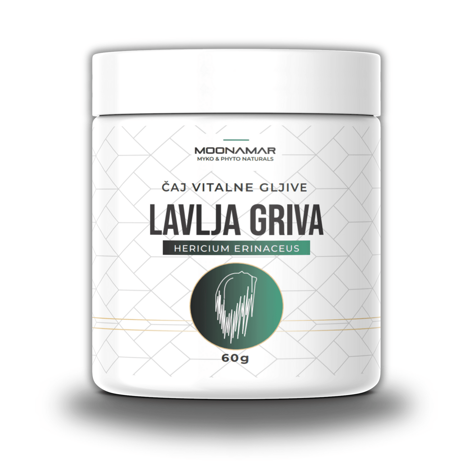 MOONAMAR Lavlja griva Organski čaj Hericium e. 60 g