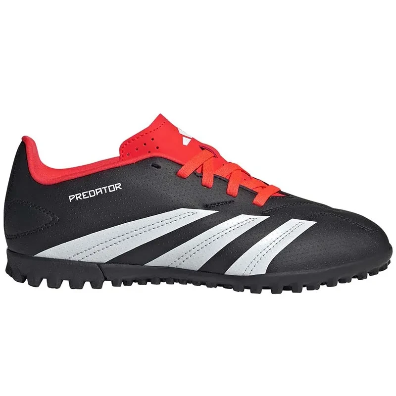 Adidas Predator Club L TF patike za dječake, crno-crvene